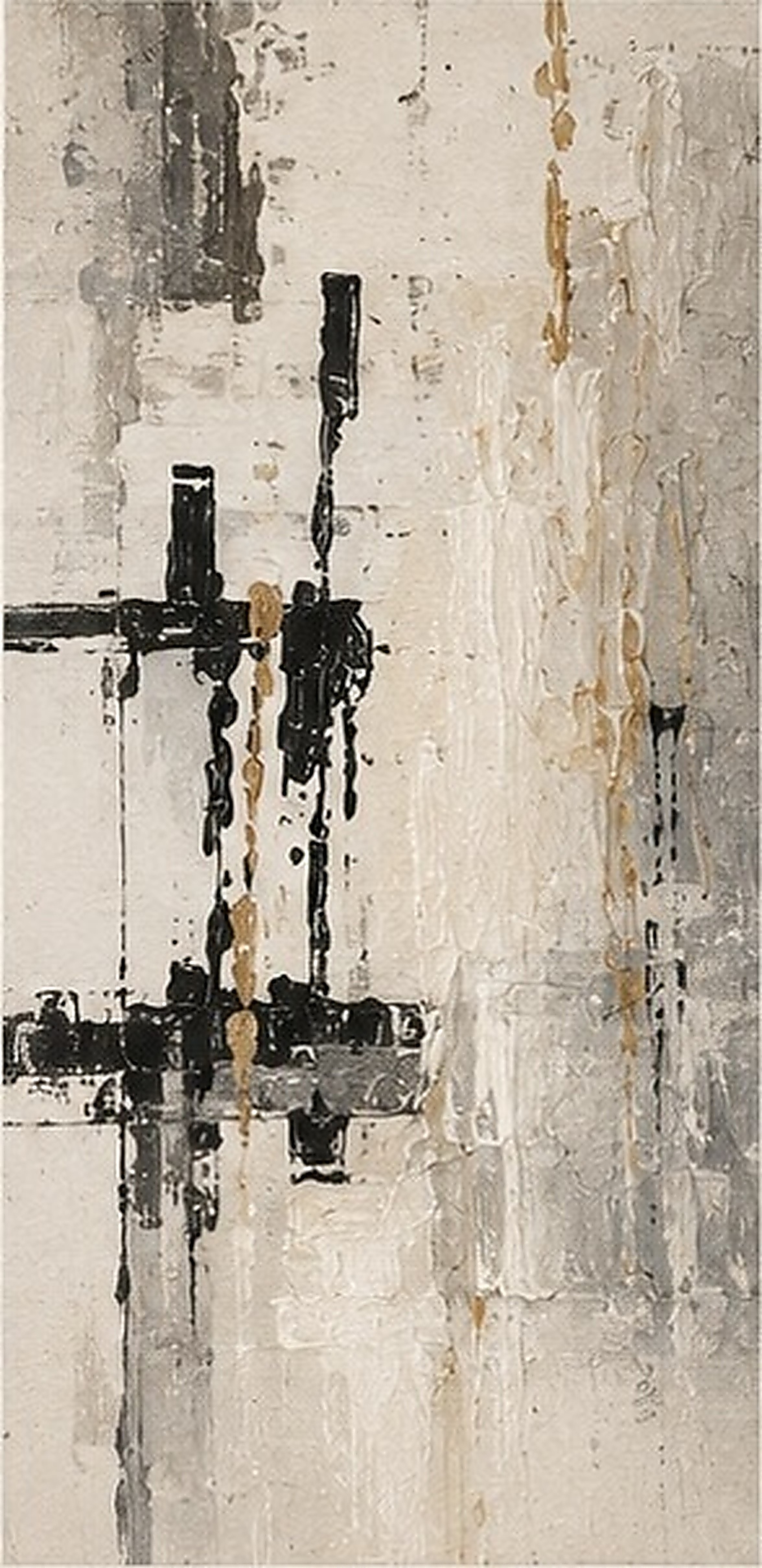 Abstract painterly composition